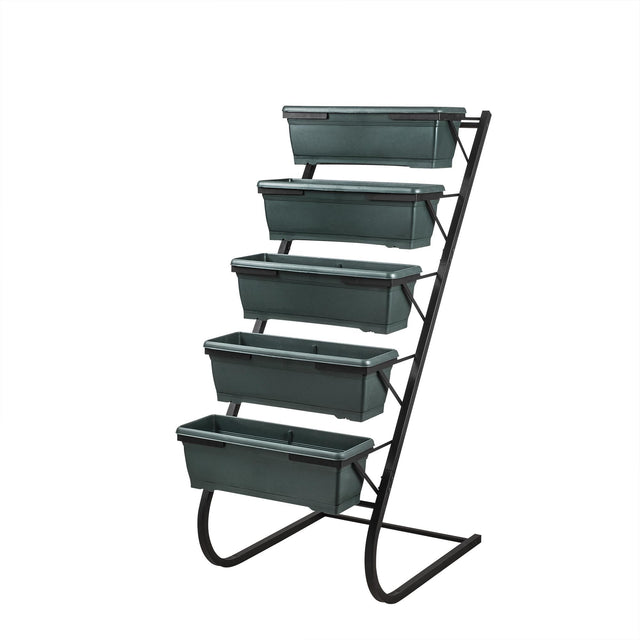 Kademeli Metal Ciceklik Standart - Siyah