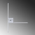 T-Form Metal Aplik - Gri