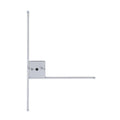 T-Form Metal Aplik - Gri