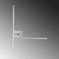 T-Form Metal Aplik Mat - Gri