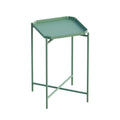 Sekizgen Metal Tepsi Sehpa - Yesil