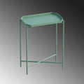 Yeşil Metal Tepsi Sehpa - Yesil