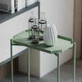 Yeşil Metal Tepsi Sehpa - Yesil