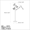 Endüstriyel Metal Lambader Izgara - Altin