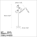 Endüstriyel Metal Lambader Çan - Altin