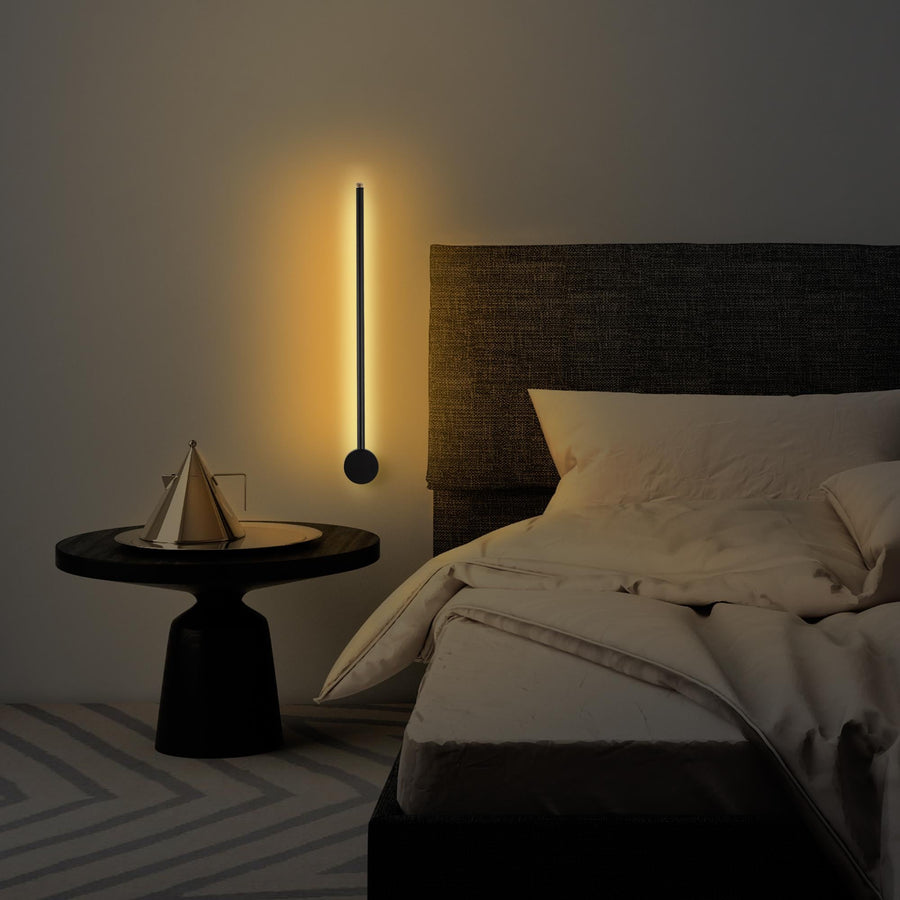 Modern LED Çubuk Aplik Metal - Siyah