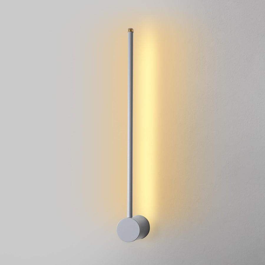Modern LED Çubuk Aplik Metal - Gri