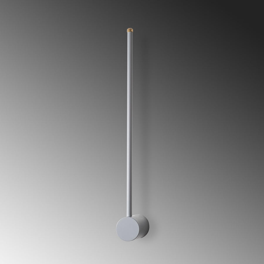 Modern LED Çubuk Aplik Metal - Gri