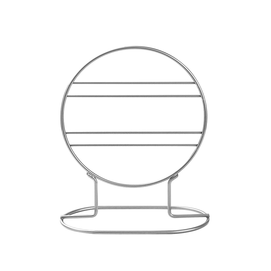 Oval Metal Taki Standi - Gri