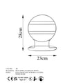 Oval Metal Taki Standi - Gri
