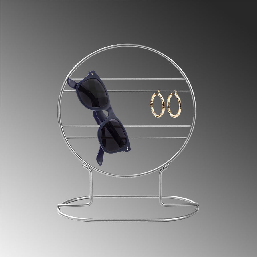Oval Metal Taki Standi - Gri