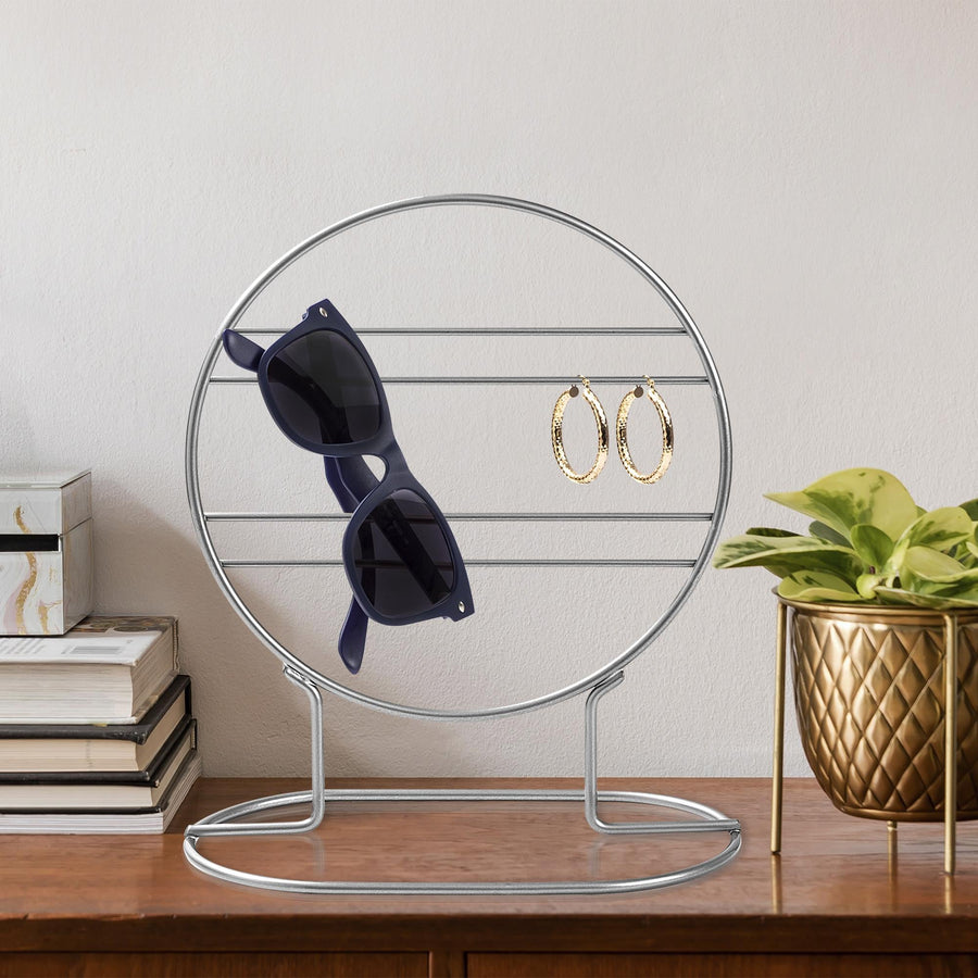 Oval Metal Taki Standi - Gri