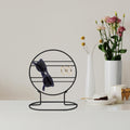 Oval Metal Taki Standi - Siyah