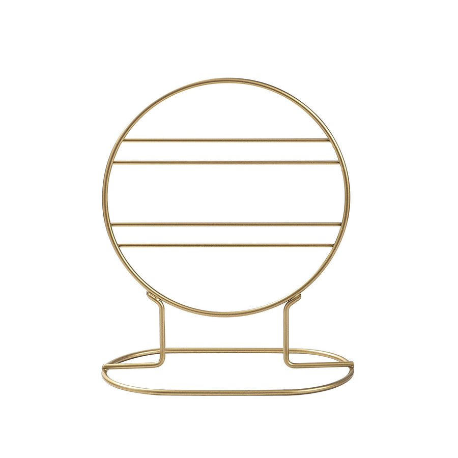 Oval Metal Taki Standi - Altin