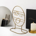 Oval Metal Taki Standi - Altin
