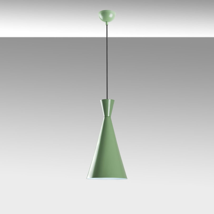 Konik Metal Tekli Sarkıt - Yesil