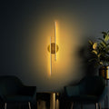 Çift Çubuk Modern LED Aplik - Altın