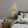 Çift Çubuk Modern LED Aplik - Altın
