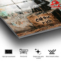 Fare Graffiti Streetart Cam Tablo - Siyah