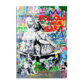 Follow Your Heart Graffiti Cam Tablo - Cok-Renkli