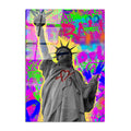 Ozguruk Heykeli Pop Art Cam Tablo - Pembe
