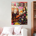 Mona Lisa Pop Art Cam Tablo - Cok Renkli