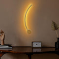 S-Form Modern LED Aplik - Altın