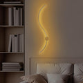 S-Dalga Modern LED Aplik - Altın