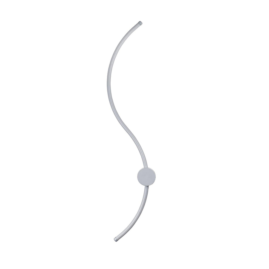 S-Dalga Modern LED Aplik - Beyaz