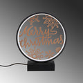 Merry Christmas Kar Taneli Masa Lambasi - Siyah