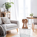 Eller Dunya Polyester Heykel - Bakir