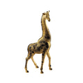 Zurafa Naturalist Polyester Heykel Obje - Altin