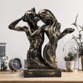 Cift Figur Polyester Heykel - Bakir
