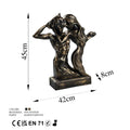 Cift Figur Polyester Heykel - Bakir
