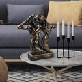 Cift Figur Polyester Heykel - Bakir