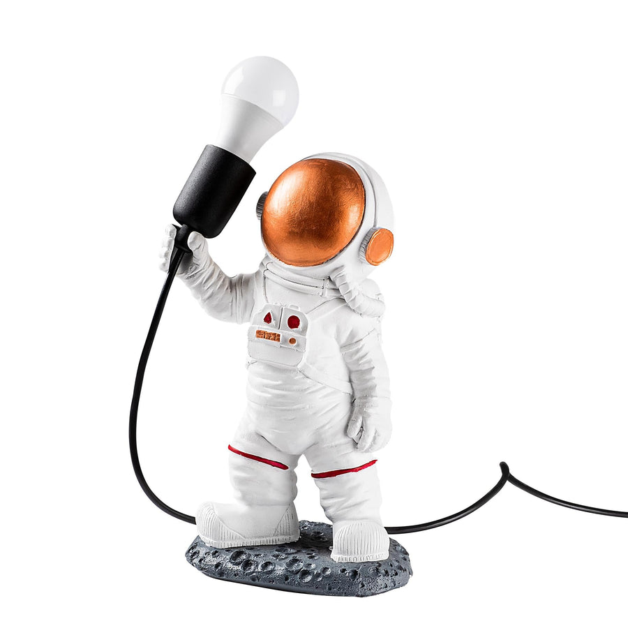 Astronot Polyester Masa Lambasi - Bakir Vizorlu