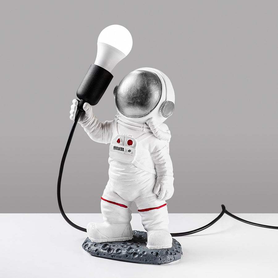 Astronot Polyester Masa Lambasi - Gumus Vizorlu