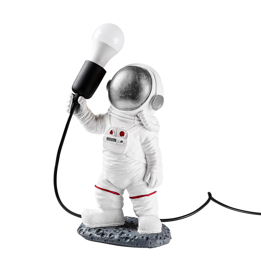 Astronot Polyester Masa Lambasi - Gumus Vizorlu