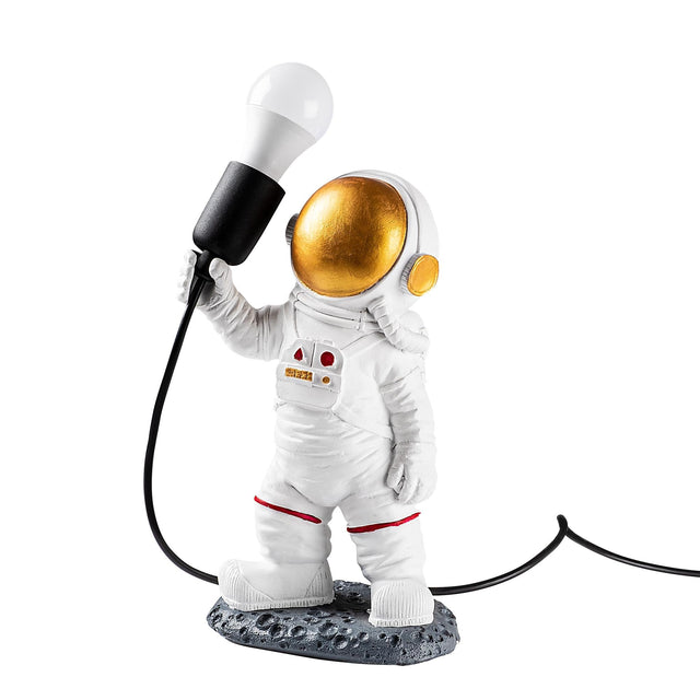 Astronot Polyester Masa Lambasi - Beyaz