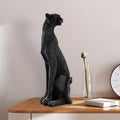 Panter Modern Polyester Heykel - Siyah