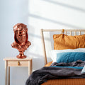 Herakles Aslan Baslikli Polyester Bust - Bakir