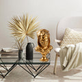 Herakles Aslan Baslikli Polyester Bust - Altin