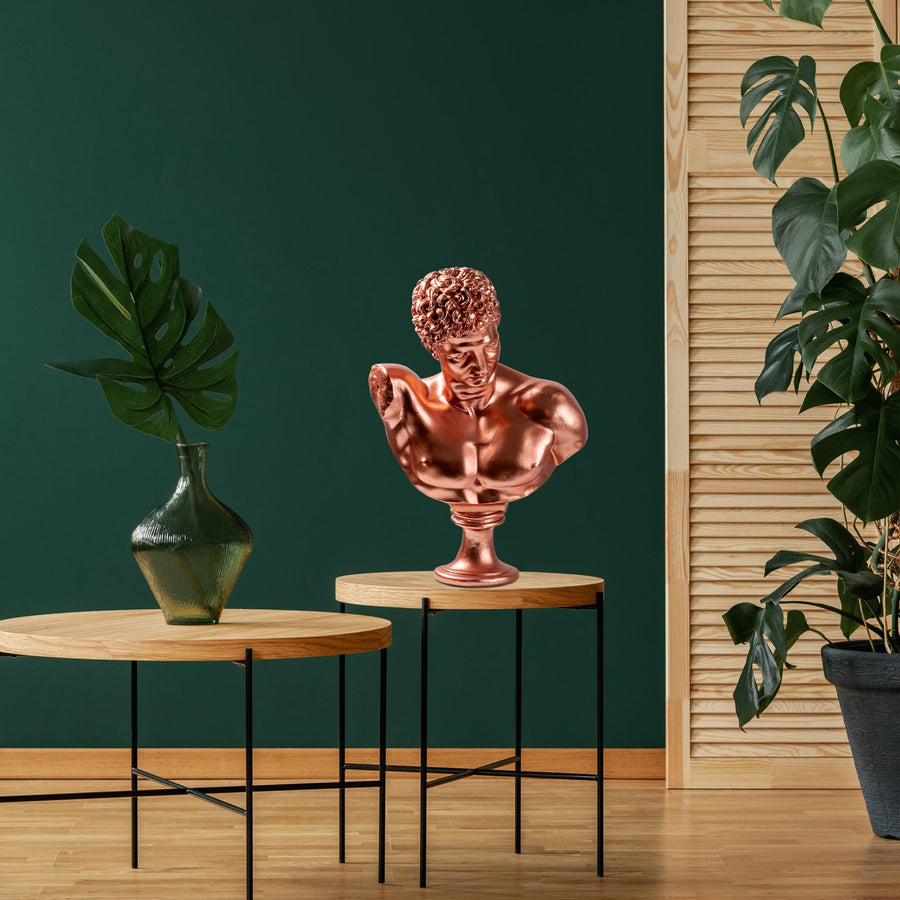 Atletik Erkek Klasik Polyester Bust - Bakir
