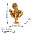 Atletik Erkek Klasik Polyester Bust - Altin