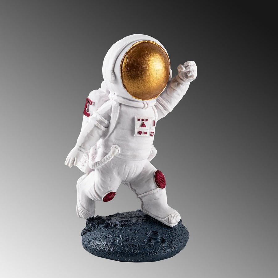 Astronot Polyester Heykel - Beyaz