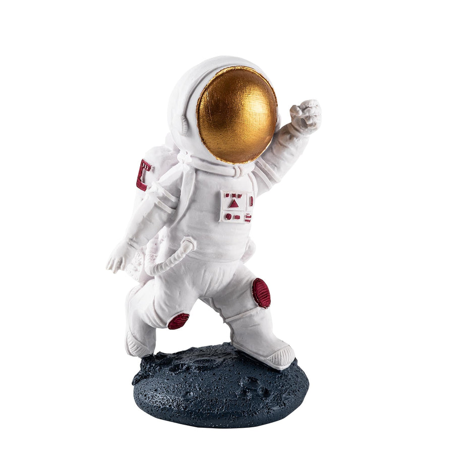 Astronot Polyester Heykel - Beyaz