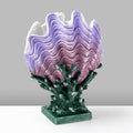 Deniz Kabugu Polyester Heykel - Mor