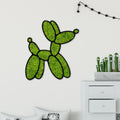 Balon Kopek Yosun Metal Duvar Panosu - Yesil