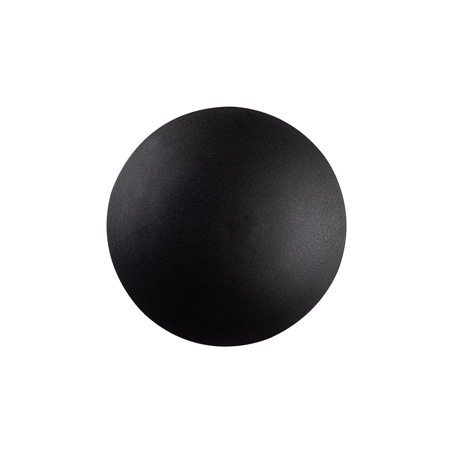Oval Varak Modern Aplik - Siyah