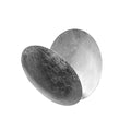 Oval Gümüş Varak Aplik - Gümüş
